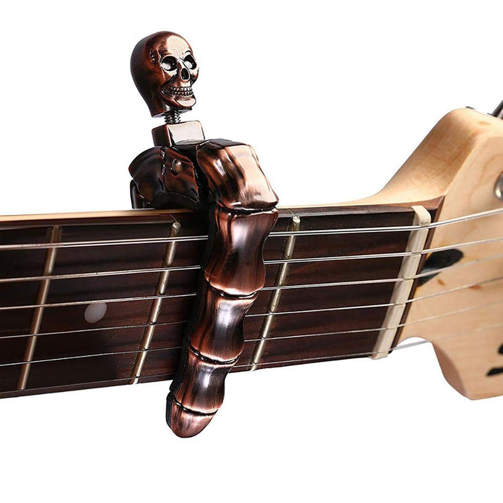 Musical Instrument Ukulele - Kapodaster do gitary w kształcie czaszki,