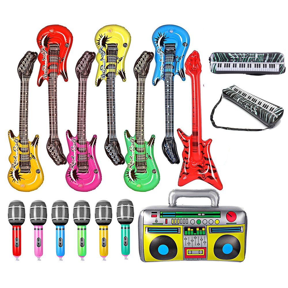 Musical Instrument That You Blow Into - Zestaw zabawek z nadmuchiwanymi instrumentami zawiera