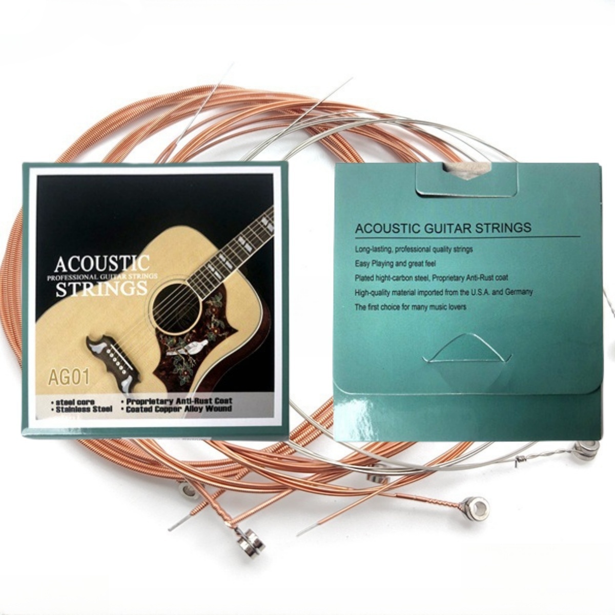 Musical Instrument Strings - Miwayer 1 Zestaw/6 Strun AG01 Struny