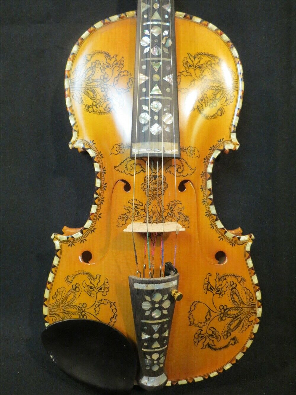 Musical Instrument Fiddle - Kopia skrzypiec norweskich Hardanger Fiddle 4/4