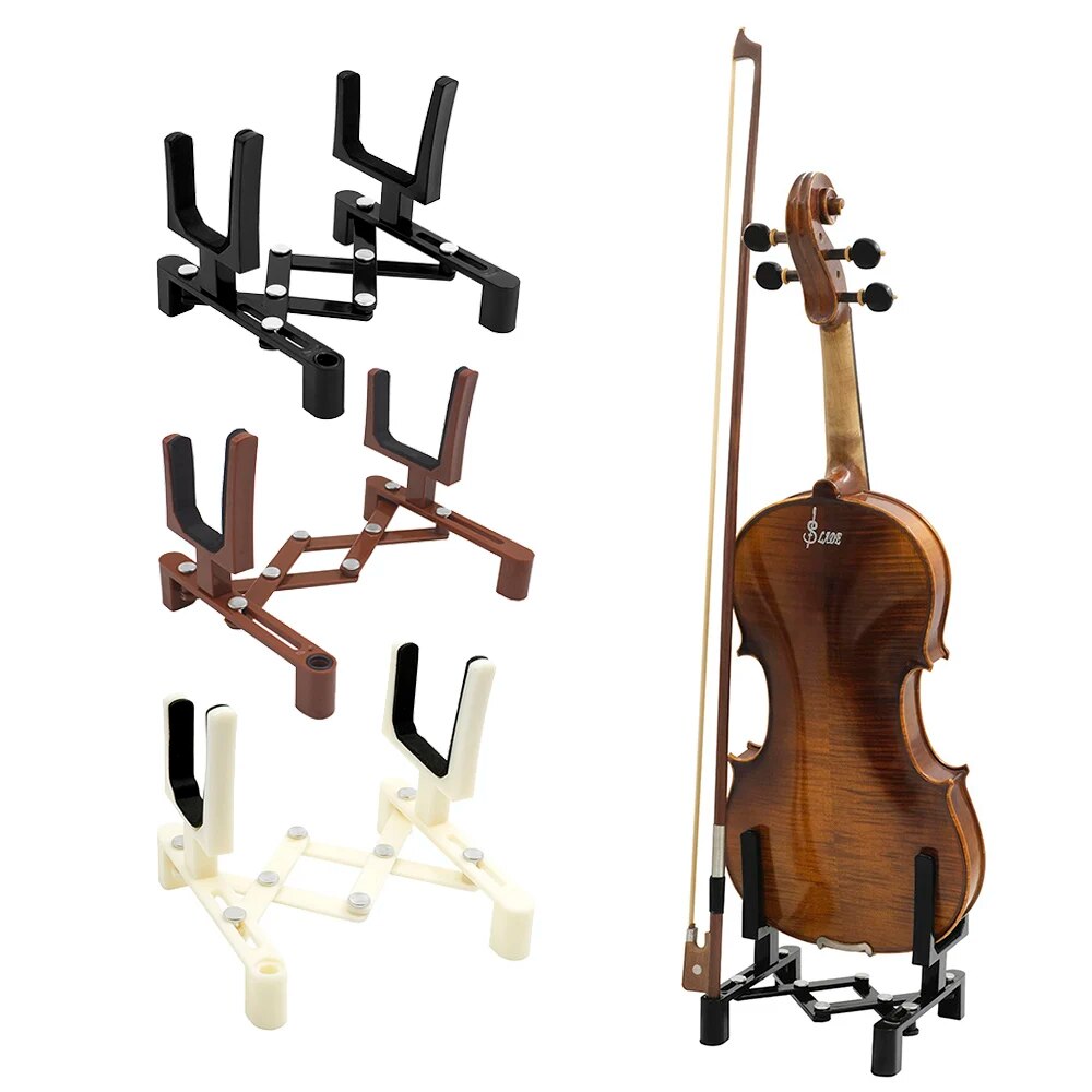 Musical Instrument Fiddle - Regulowany stojak na skrzypce Przenośne, pełnowymiarowe
