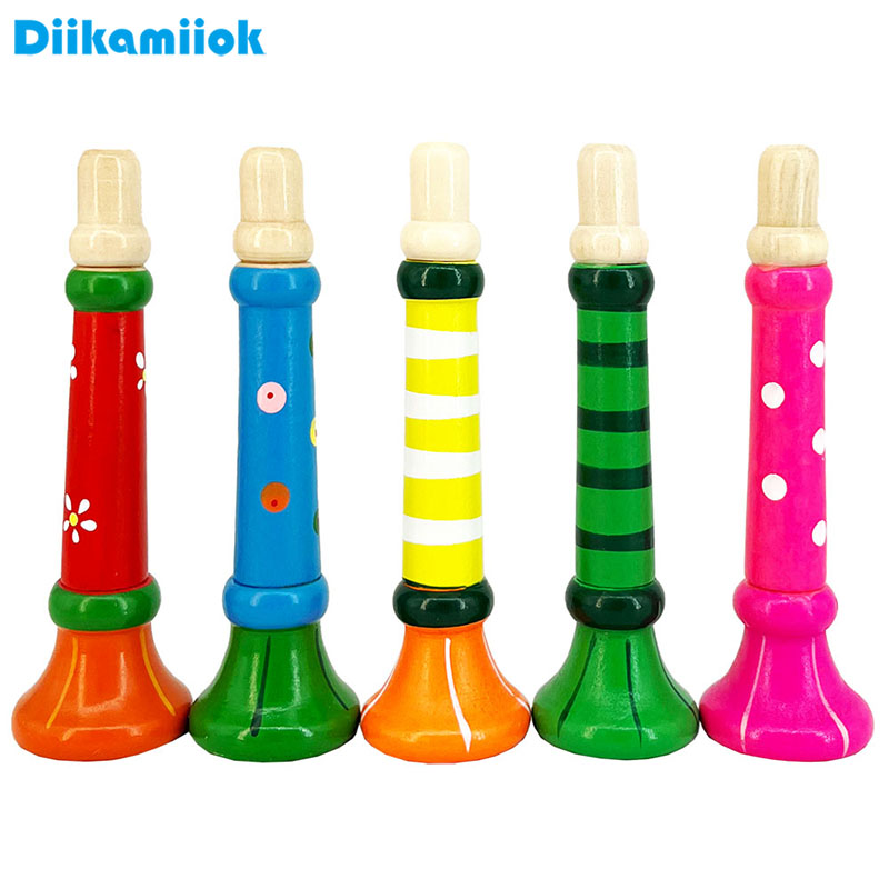 Musical Instrument Fagot - Drewniana trąbka zabawka dla dzieci róg