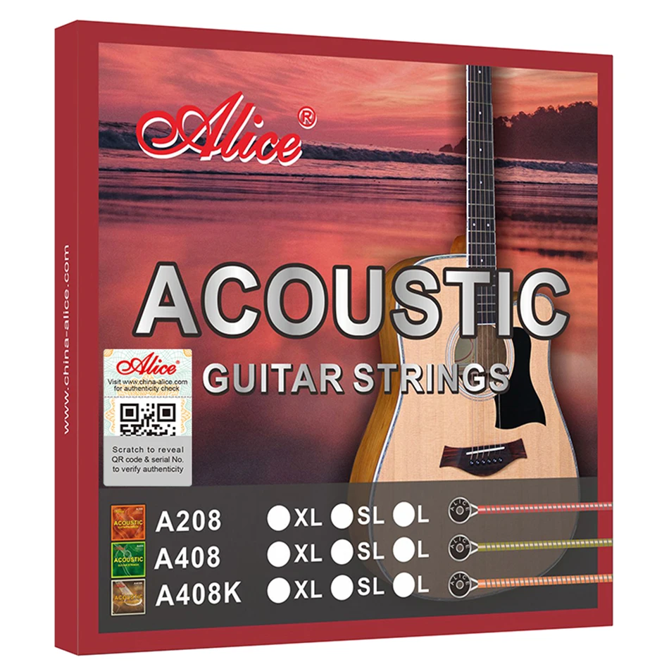 Musical Instrument Strings - Alice A408 komplet strun do gitary