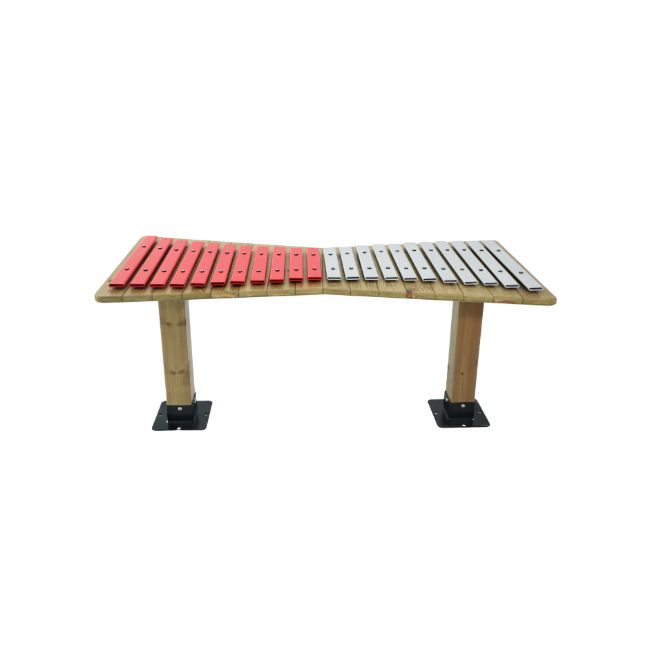 Musical Instrument Xylophone - Metalowy xylofon na zewnątrz, duży instrument