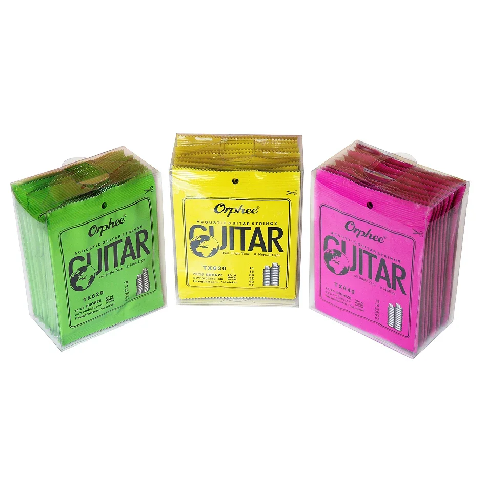 Musical Instrument Strings - Orphee 10 Zestawów Strun do Gitary