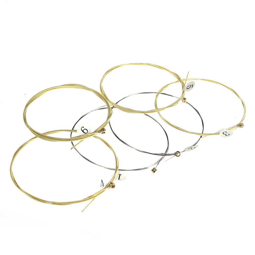 Musical Instrument Strings - 6 sztuk/zestaw Uniwersalne struny do gitary