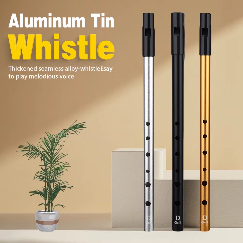 Tin Whistle Flute - Flet irlandzki 6-otworowy w stroju C/D,