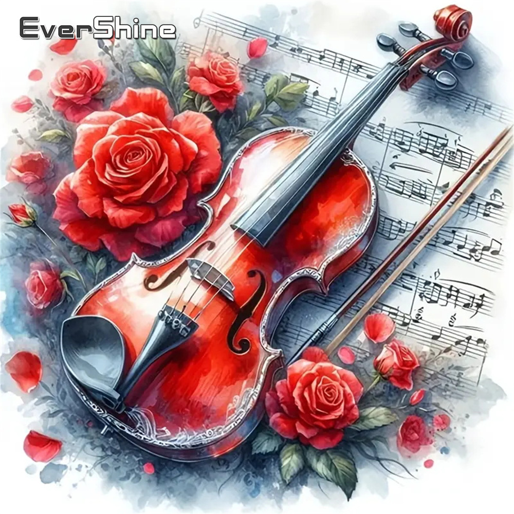 Musical Instrument Fagot - Evershine DIY Diamentowe Malowanie Skrzypce Pełny