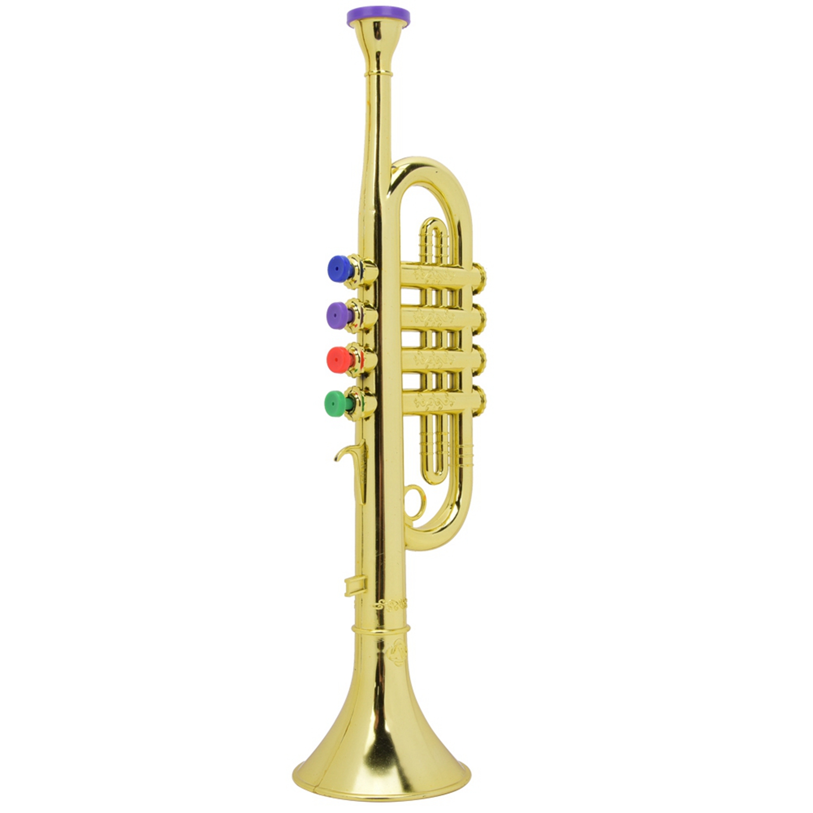 Musical Instrument Fagot - Trąbka dla dzieci, złota, plastikowa, zabawka