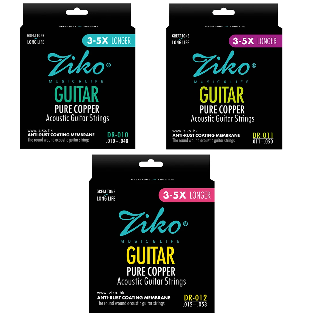 Musical Instrument Strings - ZIKO struna do gitary akustycznej czerwona