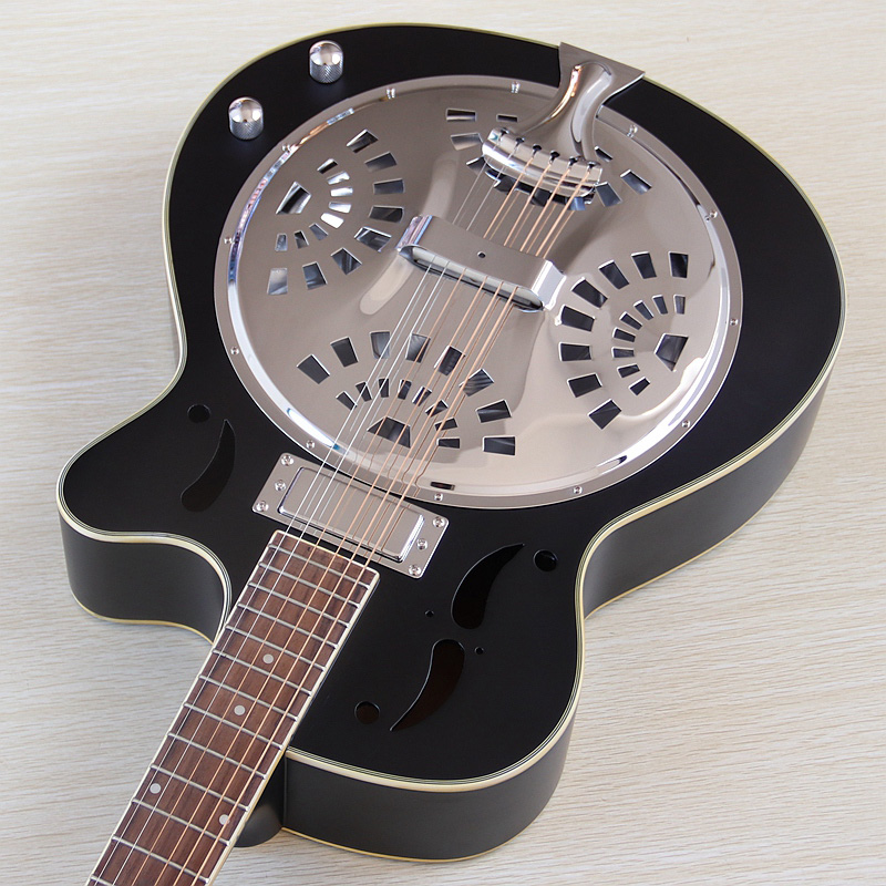Dobro Resonator Guitar - Gitara elektroakustyczna Dobro Resonator, 39 cali,