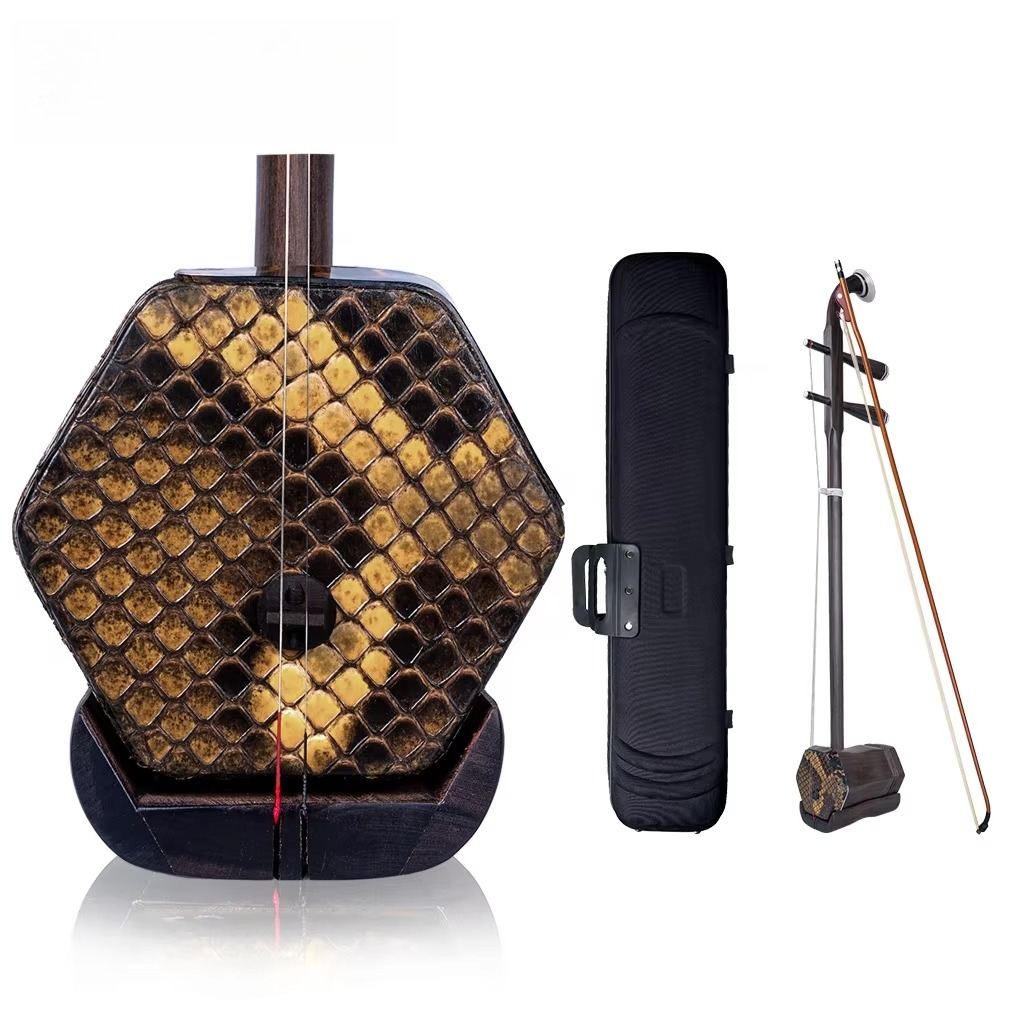 Musical Instrument Fiddle - Zaawansowani mistrzowie Erhu grają na Erhu