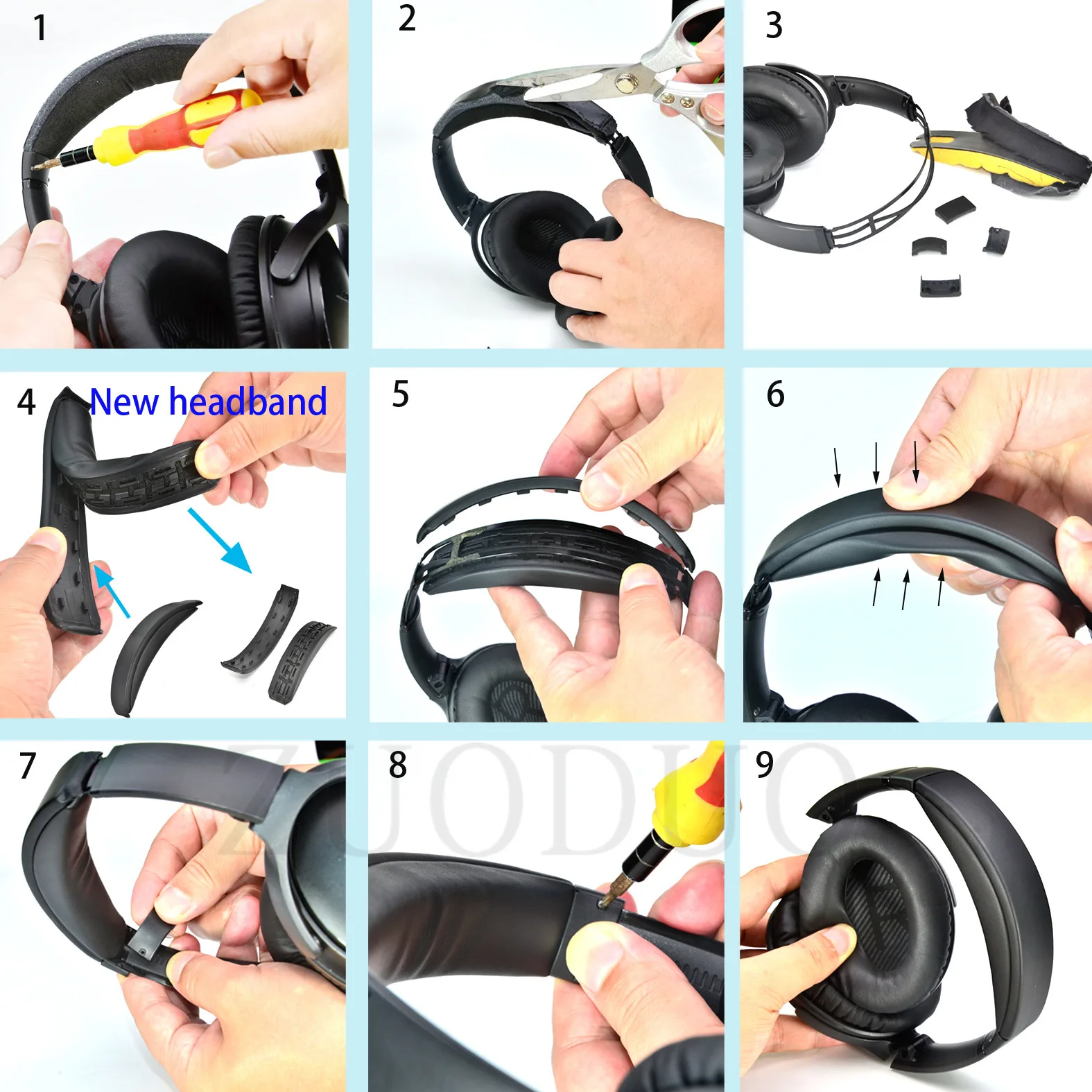 Wymienna opaska na głowę do sł – Bose Headphone Qc45 recenzja i cena