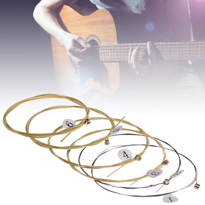 6 sztuk wysokiej jakości zamie – Musical Instrument Strings recenzja i cena