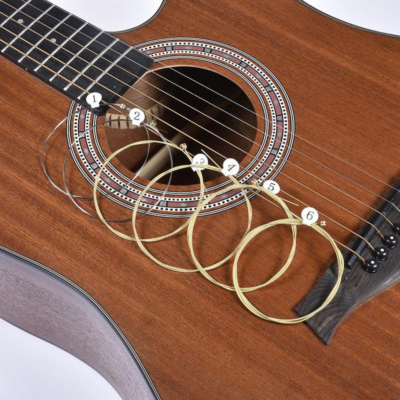 6 sztuk wysokiej jakości zamie – Musical Instrument Strings recenzja i cena