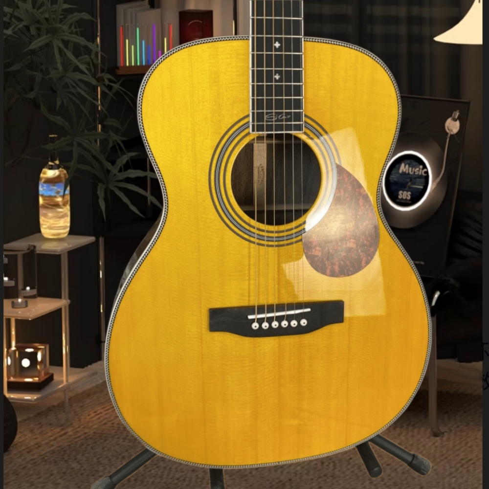 Ręcznie Robiona Żółta Gitara A – Musical Instrument Strings recenzja i cena