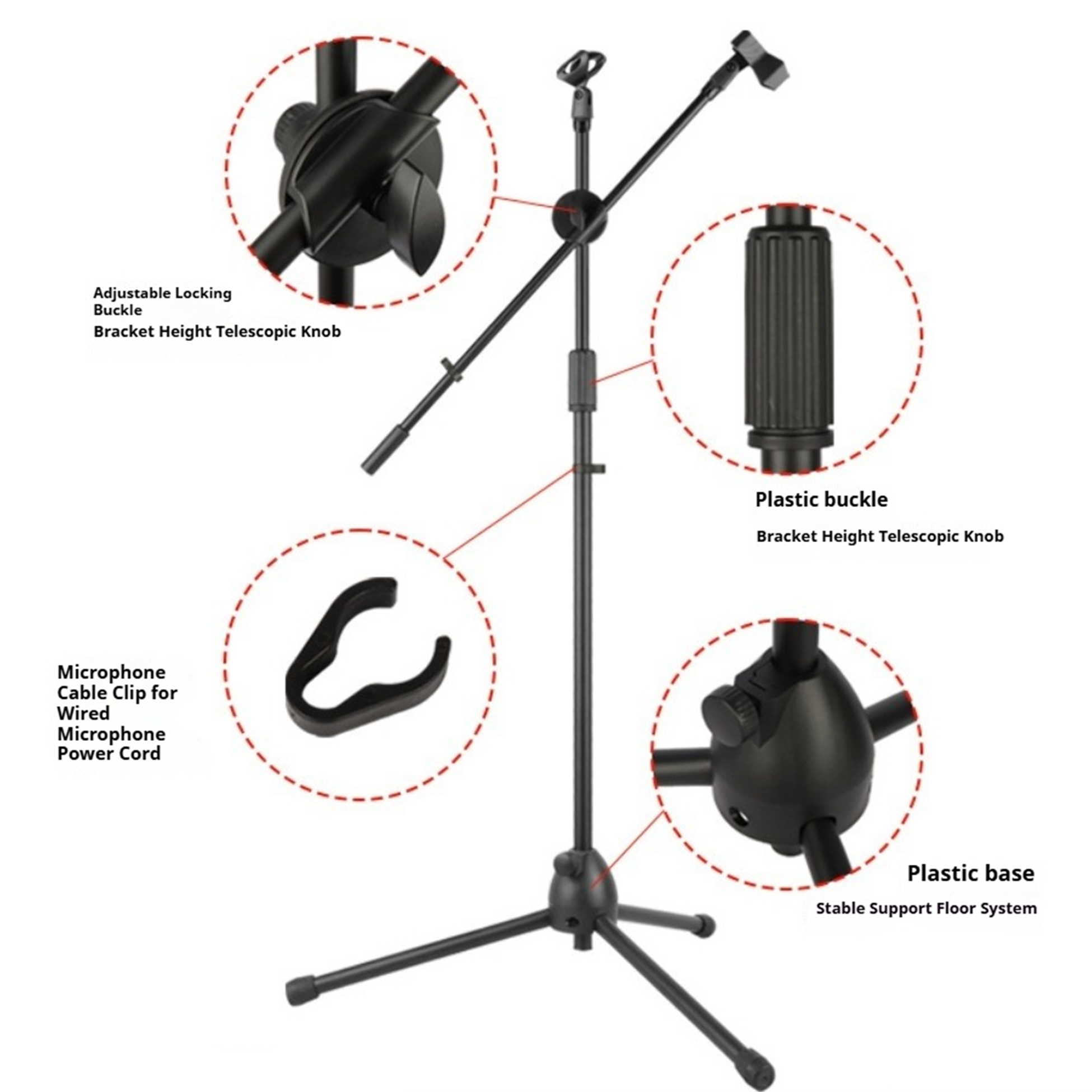 Statyw mikrofonowy podłogowy z – Musical Instrument You Shake recenzja i cena