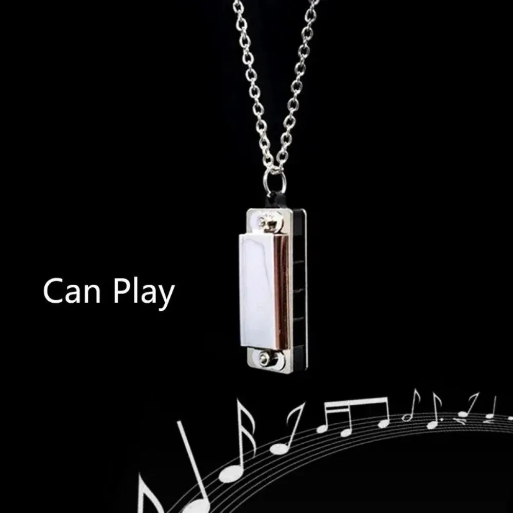 Mini Harmonijka Naszyjnik Męsk – Musical Instrument That You Blow Into recenzja i cena