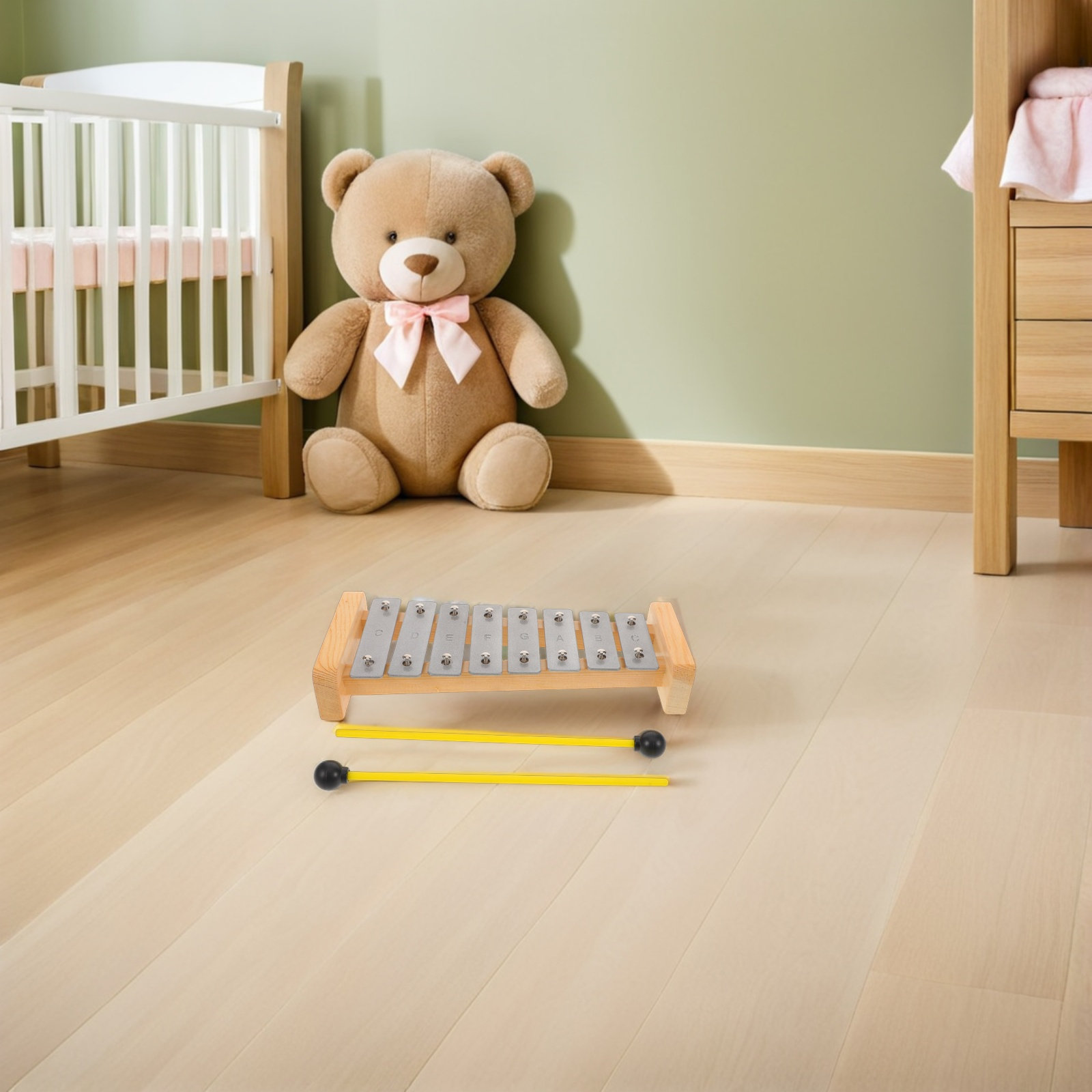 8-tonowy aluminiowy ksylofon,  – Musical Instrument Xylophone recenzja i cena