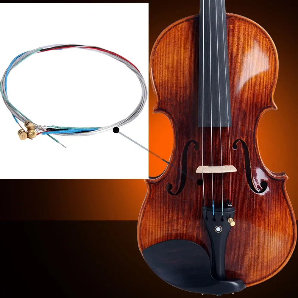 Pełny zestaw strun do skrzypie – Musical Instrument Fiddle recenzja i cena
