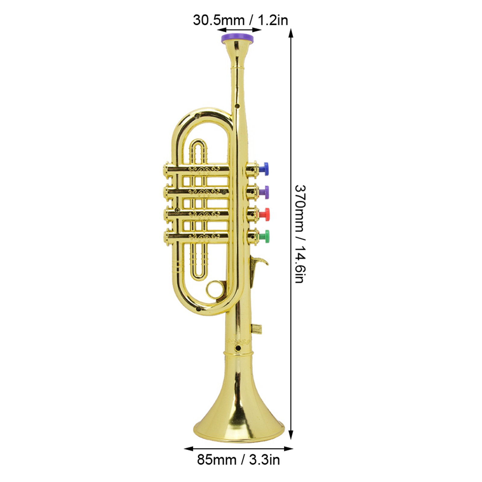 Trąbka dla dzieci, złota, plas – Musical Instrument Fagot recenzja i cena
